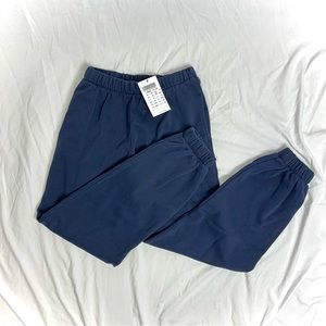 NWT brandy melville navy blue rosas sweatpants